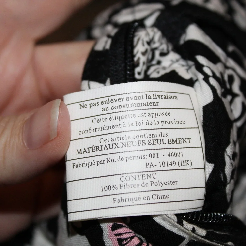 Marie Lifestyle Collection Hobo Bag Quilted Floral Black White Blue Pink Medium